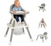 ALIGHTUP Chaise haute bšŠbšŠ 7 en 1 Chaise haute pliante pour salle š€ manger, poussette - chaise šŠvolutive et chaise bšŠbšŠ pour nouveau-nšŠ
