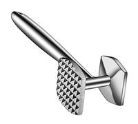 Aliglow Marteau Attendrisseur de Viande Outil maillet pour attendrir et Battre Steak, bœuf et volaille Construction Solide en métal avec poignée Ergonomique en Caoutchouc