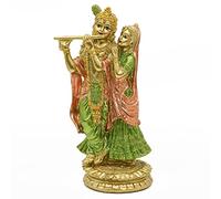 alikiki - Statue hindoue Radha Krishna - Dieu Indien et déesse - Sculpture Murti Pooja - Bouddha Hindouisme - Maison Puja Temple Mandir