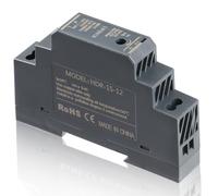 Alimentation 12V DIN HDR-15-12, Bloc d’Alimentation Industrielle 15W 1.25A sur Rail DIN, Entrée 100-240V AC, Sortie 12V DC Stabilisée, Transformateur pour Automatisation Industrielle et Domestique