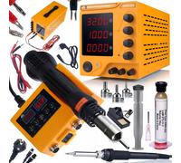 Alimentation 32V 10A + Station Soudage Air Chaud 2en1 + Flux RMA-223 Rosfix