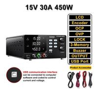 Alimentation à découpage CC de laboratoire - R-SPS1530S-USB - Réglable 1 000 V 1 A 1 000 W - Protection contre les surintensités et les surtensions (OCP/OVP) - Fonction de mémorisation - RS-232/RS-485