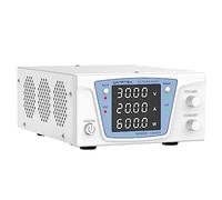Alimentation CC HUIOP Alimentation CC Variable 30V 20A Alimentation de banc Haute Puissance avec affichage LED à 4 chiffres Alimentation à découpage réglable avec bouton de réglage de l'encodeur Bouto