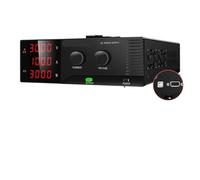 Alimentation CC programmable 30 V 100 A, 15 V 100 A, 60 V 30 A, 200 V 10 A, 60 V 20 A, Connexion logicielle RS232 au PC, avec commutateur de Sortie(R-SPS3050-232)