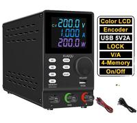 Alimentation CC, tension réglable, régulation précise, SPPS2001D 200 V 1 A, CA 220 V, prise UE-a