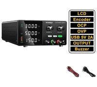 Alimentation DC, plage de tension réglable, faible ondulation de sortie, 30V 5A, protection contre les surintensités (OCP) et protection contre les surtensions (OVP)