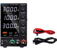 Alimentation DC Wanptek, tension de sortie 30V/60V/120V, courant réglable jusqu'à 10A ,DPS3010U