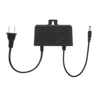 Alimentation de Caméra Étanche 12v 2a, Prise US Noire | Protection Pluie et Surcharge, Anti-interférences, Montage Mural Trous Prêts, pour Caméras de Sécurité