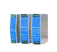 Alimentation de commutation industrielle NDR-75 NDR-120 NDR-150, sortie unique, RAIL DIN AC à DC 12V 24V(NDR-75-24)