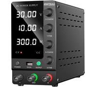Alimentation de laboratoire 0-30 V, 10 A CC, réglable, avec port USB et écran LCD
