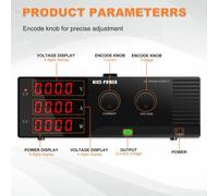 Alimentation de laboratoire - Alimentation CC de laboratoire réglable - Haute puissance 3 000 W - 0–60 V, 0–50 A - Interface RS-232 avecpar logiciel - Pour la charge de batteries et les tests de vieil