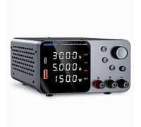 Alimentation de Laboratoire, Alimentation DC Ajustable avec Interface USB-A/Type-c, Bouton de réglage du codeur pour la Maintenance des équipements électroniques et de Laboratoire (30V 5A)