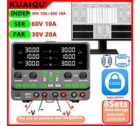 Alimentation de laboratoire DC-Netzgerät - Alimentation de laboratoire programmable - 2 canaux, 30V, 10A - Interfaces RS232, RS485, USB - Fonctionnement en série/parallèle - Alimentation programmable 