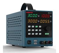 Alimentation de Laboratoire, HANMATEK HM310T 0-30V / 0-10A Contrôlable Alimentation en Courant Continu Réglable avec Affichage LED à 4 Chiffres
