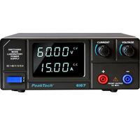 Alimentation de laboratoire PEAKTECH P 6167, 1...60 V, 0...15 A, 900 W