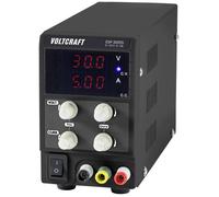 Alimentation de laboratoire réglable VOLTCRAFT ESP-3005S 0 - 30 V 0 - 5 A 150 W connexion enfichable 4 mm construction étroite
