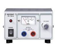 Voltcraft Alimentation labo réglable PS-1152 A 1,5–15 V/DC 1,5–1 A 22,5 W 1x étalonné d'usine