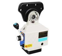 Alimentation de table de fraiseuse - Axe X - Alimentation motorisée - Version pour charges lourdes - Commutateur marche/arrêt - Pour fraiseuses et petites meuleuses - Adapté pour les ateliers
