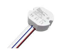 Alimentation électrique à tension constante 20W, 2 intensités variables, réglage fin de la, boîtier rond en plastique, pilote(20W 24V)