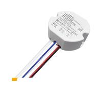 Alimentation électrique à tension constante 20W, 2 intensités variables, réglage fin de la, boîtier rond en plastique, pilote(20W 24V)