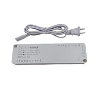 Alimentation électrique for éclairage d'armoire, transformateur 60W, 150W, for armoire à vin, lumière LED, pilote de bande, alimentation lumineuse bicolore(24V 150W Reversible)