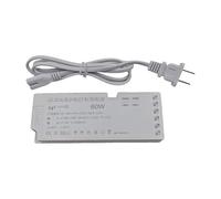 Alimentation électrique for éclairage d'armoire, transformateur 60W, 150W, for armoire à vin, lumière LED, pilote de bande, alimentation lumineuse bicolore(24V 60W)