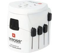 Skross Adaptateur de voyage Universel Pro World 2 PETRAVEL27 100-250V 630/1575W Blanc