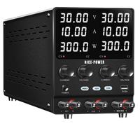 Alimentation et convertisseur CC réglables, 60 V, 5 A, double, pour laboratoire professionnel