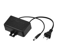 Alimentation Étanche 12v 2a pour Caméra de Sécurité, Montage Mural | Bloc Noir en Plastique Renforcé, Protection Surcharge, Usage Intérieur, Prise Us, Anti-interférence