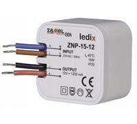 Alimentation Led Encastrable 12 V Cc 15 W Type : Znp-15-12