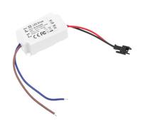 Alimentation LED Isolée 600 Ma, Courant Constant sans Scintillement | Boîtier Plastique Blanc, Puissance 6 à 10 W, Améliore la Durée des Lampes, Usage Intérieur en Boutique
