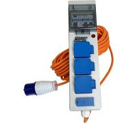 Alimentation mobile 230V 13A avec port USB, pour caravanes, camping, véhicules de loisirs