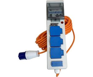 Alimentation mobile 230V 13A avec port USB, pour caravanes, camping, véhicules de loisirs