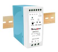 Alimentation pour rail DIN 12V, 60W, 5A ; transformateur 230v vers 12v led, rail DIN, alimentation 12 volts, transformateur de sonnerie, ReleyWell, MDR-60-12