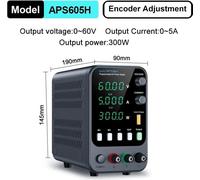 Alimentation stabilisée DC - APS605H 60V 5A - Alimentation à découpage réglable - Fonction de mémorisation, alarme OCP - 1 canal - 300W