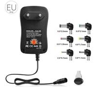 Alimentation universelle 3/4,5/5/6/7,5/9 et 12 V AC/DC , 6 prises | Adaptateur de voyage avec port USB 5V 2.1A