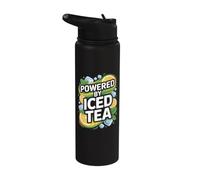 Alimenté par une infusion d'agrumes de thé glacé Stainless Steel Insulated Water Bottle