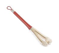 Alipis 1 Pc brosse nettoyeur de paille pour bouteilles biberons goupillon bouteille goupillon à long manche goupillon de cuisine tasse d'eau boule de nettoyage nylon rouge