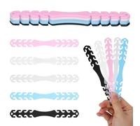 Alipis 10 Pièces Boucle D'extension Réglable pour Masque en Pe Crochet Flexible Anti- pour Masque à Boucle D'oreille Accessoires à Usage Extérieur et Domestique