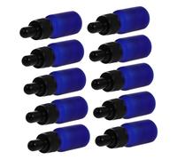 Alipis 10 pièces Lot de Flacons Compte-gouttes Verre Mat Bleu Bouteilles de Voyage pour Huiles Essentielles et Aromathérapie et Pratique pour Dosage Contrôlé
