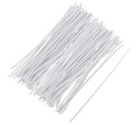 Alipis 1000 Pièces Clips Câbles Réutilisables en Plastique et Fer Attaches de Gestion des Câbles Blanc de Données et Fils Électriques Jardin et Maison