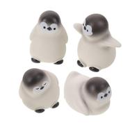 Alipis 12 Pièces Figurine Pingouin en Matière Synthétique Adorable Base Plate Stable, Décoration Micro Paysage pour Bureau, Création DIY pour Noël, Texture Vive et Contours Lisses