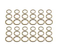 Alipis 150 Pièces Anneaux Porte-clés en Cuivre pour Clés, Surface Lisse, Protection Optimale, pour Accessoires de Paquet et Petits Pendentifs