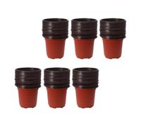 Alipis 150 Pièces Pot de Fleurs en Plastique PP Bicolore Drainage | Trou D’évacuation, Aération Intégrée, Forme Simple, pour Cactus et Plantes D’intérieur, Usage Pépinière