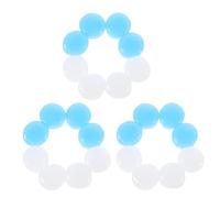 Alipis 24pièces Bouchons Oreilles Silicone Souple Anti-bruit pour Sommeil Confortable et Réutilisables Protection Oreille Léger et Portable pour Dormir Avion et Concert
