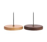Alipis 2pcs Porte-reçus en Bois et Métal pour Bureau Cuisine, Facile à Utiliser, Maintien Sécurisé des Tickets, Design Classique et Simple Adapté à L'espace de Travail
