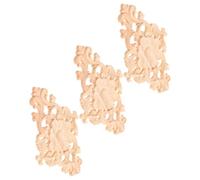 Alipis 3 Pièces Applique Décorative en Plastique Sculpté Style Classique pour Meubles et Fenêtres, Design, Facile à Utiliser, pour Décoration Intérieure et Projets DIY