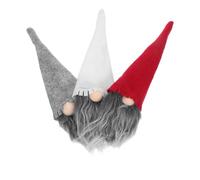 Alipis 3 Pièces Housse de Bouteille de Vin Chapeau de Noël | Non-tissé, Forme Bonnet de Noël, pour Bouteille de Vin Rouge, Fête et Réunion de Fin D'année