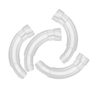 Alipis 4 Pièces Crochets D'oreille de Remplacement Compatibles et Hygiéniques pour Appareils Auditifs en Plastique Accouplement Rapide le Nettoyage Quotidien pour Tube des Aides Auditives