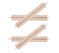 Alipis 4 Pièces Fil Chauffant pour Scelleuse Plastique Compatible Large, Élément Chauffant en Aluminium et Tissu Haute Température pour Emballage Hermétique